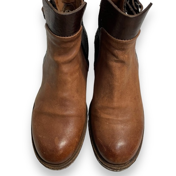 A.S.98 Chelsea ankle boots leather booties tan brown women’s size 36 - Picture 3 of 7